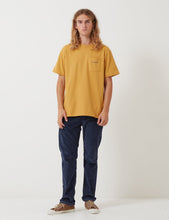 Load image into Gallery viewer, Patagonia Line Ridge Logo Pocket Responsibili-Tee T-Shirt - Glyph Gold