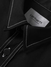 Load image into Gallery viewer, Carhartt-WIP Chalk Shirt Jacket (Regular Fit) - Black Rigid