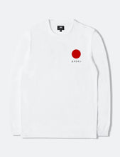 Load image into Gallery viewer, Edwin Japanese Sun Long Sleeve T-Shirt - White