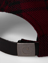 Load image into Gallery viewer, Carhartt-WIP Pulford Cap (Check) - Merlot