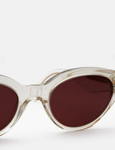 Load image into Gallery viewer, Super Drew Sunglasses - Crystal Clear/Burgundy