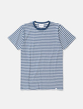 Load image into Gallery viewer, Norse Projects Niels Classic Stripe T-Shirt - Annodized Blue