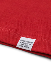 Load image into Gallery viewer, Norse Projects Johannes Block Stripe T-Shirt - Askja Red