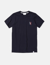 Load image into Gallery viewer, Norse Projects Niels Multi Logo T-Shirt - Dark Navy Blue