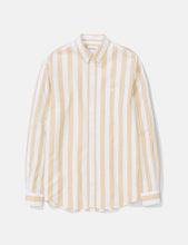Load image into Gallery viewer, Norse Projects Anton Wide Stripe Oxford Shirt - Sunwashed Yellow