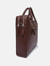 Load image into Gallery viewer, Sandqvist Lesli Briefcase (Leather) - Dark Brown