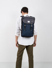 Load image into Gallery viewer, Sandqvist Hans Backpack (Cordura) - Navy Blue/Multi