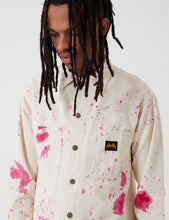 Load image into Gallery viewer, Stan Ray Shop Jacket (Paint Splatter) - Natural