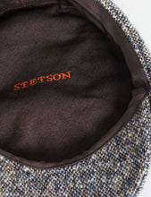 Load image into Gallery viewer, Stetson Hatteras Newsboy Cap (Donegal) - Brown/Blue
