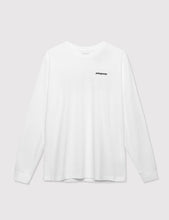 Load image into Gallery viewer, Patagonia P-6 Logo Responsibili-Tee Long Sleeved T-Shirt - White
