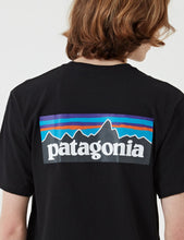 Load image into Gallery viewer, Patagonia P-6 Logo Responsibili-Tee T-Shirt - Black
