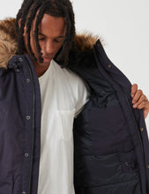 Load image into Gallery viewer, Carhartt-WIP Trapper Parka - Navy/Black
