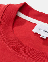 Load image into Gallery viewer, Norse Projects Johannes Block Stripe T-Shirt - Askja Red
