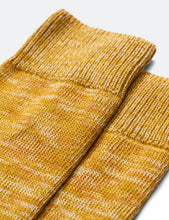 Load image into Gallery viewer, Norse Projects Bjarki Blend Socks - Montpellier Yellow
