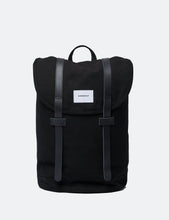 Load image into Gallery viewer, Sandqvist Stig Backpack (Canvas) - Black/Black
