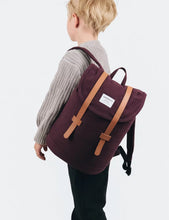Load image into Gallery viewer, Sandqvist Stig Mini Backpack (Canvas) - Plum/Plum
